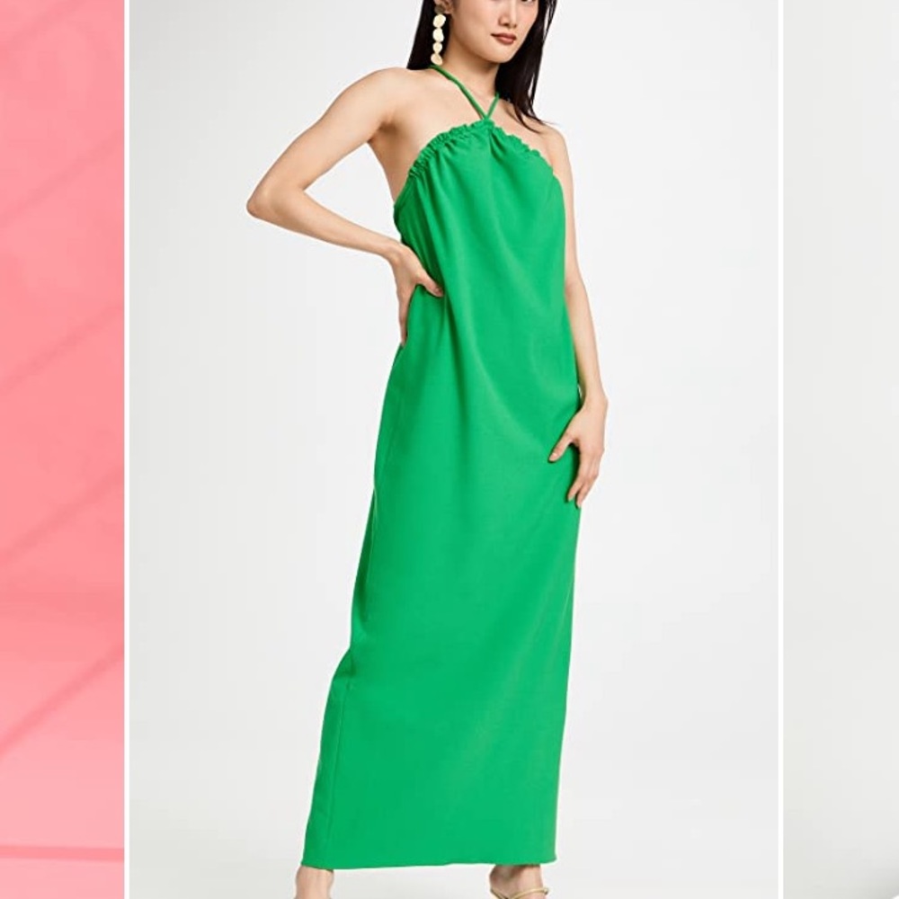 NWT Tanya Taylor | Green Formal Maxi Midi Dress | Size S